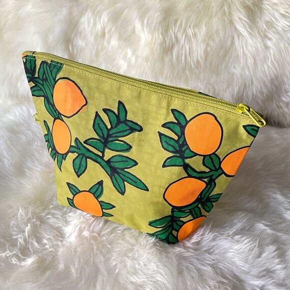 NWOT Baggu Go Pouch Medium - Orange Tree - Picture 1 of 9